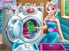 Igra Ice Queen Laundry Day online
