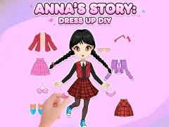 Igra Anna's Story: Dress Up DIY online
