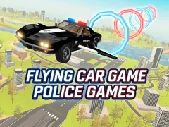Igra Flying Car Game Police Games online