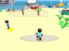 Igra Stickman Beach Volleyball online