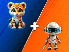Igra Animals Mix Up AI Hybrid online