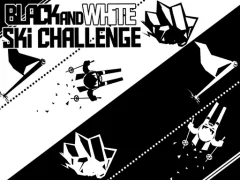 Igra Black and White Ski Challenge online