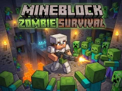 Igra Mineblock Zombie Survival online