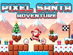 Igra Pixel Santa Adventure online