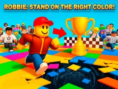 Igra Robbie: Stand on the Right Color! online