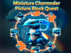 Igra Miniature Charmander Picture Block Quest online