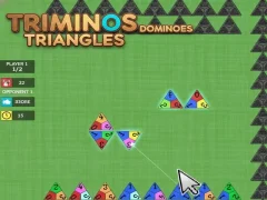 Igra Triminos Dominoes Triangles online