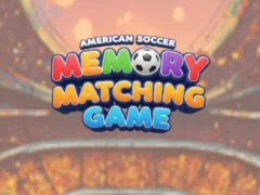 Igra American Soccer Memory Matching Game online