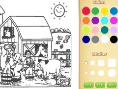Igra Farm Coloring Book For Kids online