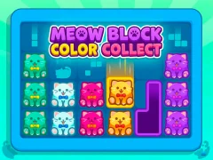 Igra Meow Block: Color Collect online