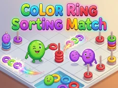 Igra Color Ring Sorting Match online