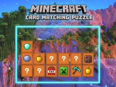 Igra Minecraft Card Matching Puzzle online