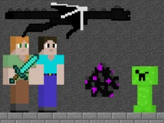 Igra Steve and Alex Dragon Egg online