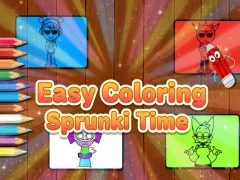 Igra Easy Coloring Sprunki Time online