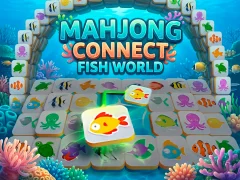 Igra Mahjong Connect Fish World online