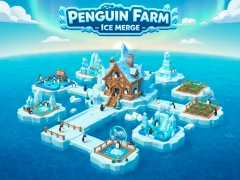 Igra Penguin Farm - Ice Merge online