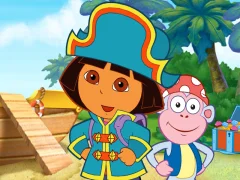 Igra Dora The explorer Dora's Pirate Boat Treasure Hunt online