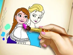 Igra Ice Kingdom Coloring Book online