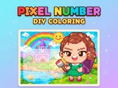 Igra Pixel Number  DIY Coloring online
