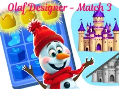 Igra Olaf Designer - Match 3 online