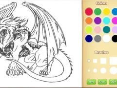Igra Dragon Chimera Coloring Book online