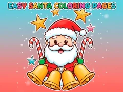 Igra Easy Santa Coloring Pages online
