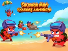Igra Sausage Man Shooting Adventure online