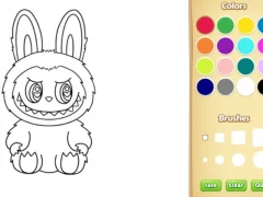 Igra Labubu Coloring Book online