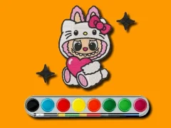 Igra Labubu Coloring Adventure online