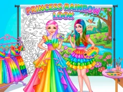 Igra Princess Rainbow Look online