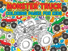 Igra Monster Truck Coloring Pages For Kids online