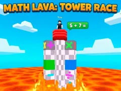 Igra Math Lava: Tower Race online