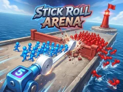 Igra Stick Roll Arena online