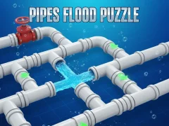 Igra Pipes Flood Puzzle online