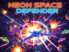 Igra Neon Space Defender online