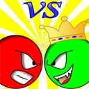 Igra Red ball vs green king online