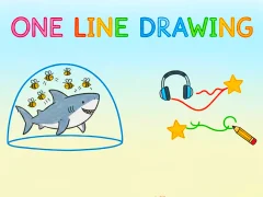 Igra One Line Drawing online