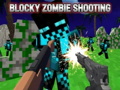 Igra Blocky Zombie Shooting online