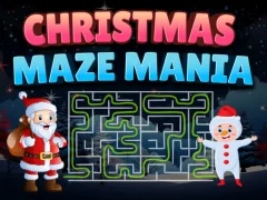 Igra Christmas Maze Mania online