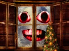 Igra New Year: Santa Claus outside the window online