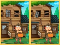 Igra Spot the differences halloween online