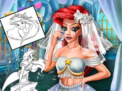 Igra Coloring Book for Ariel Mermaid online