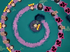 Igra Squid Game Bubble Shooter online