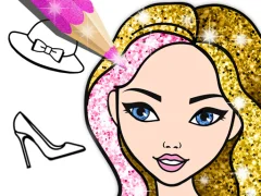 Igra Fashion Coloring Book Glitter online
