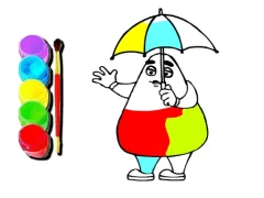 Igra Grimace Click and Paint online