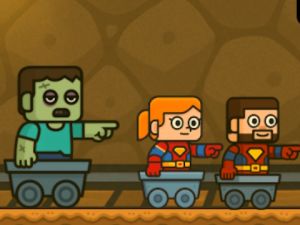 Igra 2 igrača blockminer bijeg  online