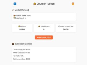 Igra Burgeri tajkun online