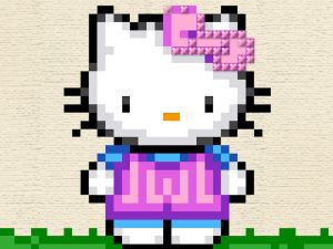 Igra Hallo Kitty: Križni vez online