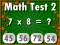 Igra Math Test 2 online