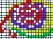 Igra Pixel Draw online